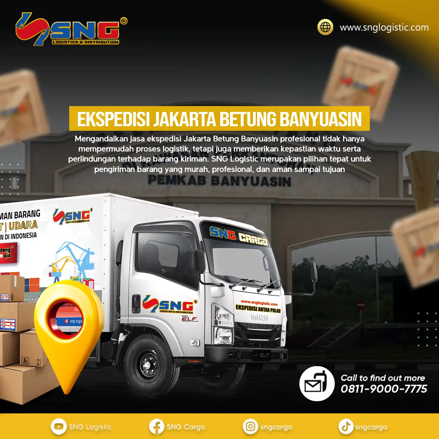 Ekspedisi Jakarta Betung Banyuasin Door to Door